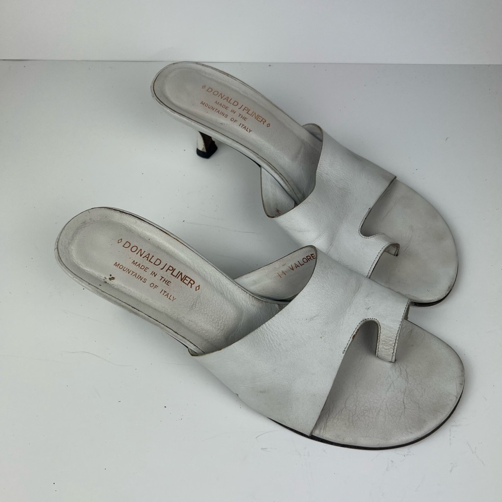 Donald J. Pliner White Women's Shoes Heels